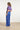 Smashed Lemon Blauwe Broek met Wijde Pijpen en Hoge Taille | Blue