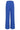 Smashed Lemon Blauwe Broek met Wijde Pijpen en Hoge Taille | Blue