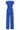 Smashed Lemon Blauwe Jumpsuit met Overslag V-Hals en Tailleceintuur | Blue