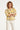 Smashed Lemon Blouse met Citroenprint in Geel en Groen en Knoopsluiting | Off White - Yellow