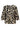 Smashed Lemon Blouse met Zwart-Beige Abstracte Print en Strikdetails | Black White