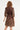 Smashed Lemon Bruine Jurk met Goudkleurig Borduursel en Tailleceintuur | Brown