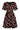 Smashed Lemon Bruine Jurk met Roze Stippenprint en Tailleceintuur | Brown - Pink