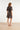 Smashed Lemon Bruine Jurk met Roze Stippenprint en Tailleceintuur | Brown - Pink