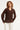 Smashed Lemon Bruine Kant Blouse met Klassieke Kraag | Brown