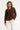 Smashed Lemon Bruine Kant Blouse met Klassieke Kraag | Brown