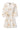 Smashed Lemon Crème Jurk met Goudkleurige Palmprint en Ceintuur | Off White - Sand