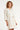 Smashed Lemon Crème Jurk met Goudkleurige Palmprint en Ceintuur | Off White - Sand