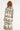 Smashed Lemon Crème Midi Jurk met Ornament Print en Tailleceintuur | Muticolour