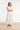 Smashed Lemon Crème Rok met Goudkleurige Palmprint en Volants | Off White - Sand