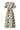 Smashed Lemon Groene Jurk met Abstracte Print en Strikceintuur | Off White - Army