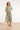 Smashed Lemon Groene Jurk met Abstracte Print en Strikceintuur | Off White - Army