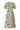 Smashed Lemon Groene Jurk met Abstracte Print en Strikceintuur | Off White - Army