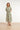Smashed Lemon Groene Jurk met Abstracte Print en Strikceintuur | Off White - Army