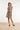 Smashed Lemon Jurk met Abstracte Zigzag Print in Bruin, Zwart en Crème met Tailleceintuur | Muticolour