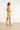 Smashed Lemon Jurk met Citroenprint in Geel en Groen met Ceintuur | Off White - Yellow