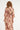 Smashed Lemon Midi Jurk met Bloemenprint in Bruin en Beige en Ceintuur | Muticolour