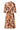 Smashed Lemon Midi Jurk met Bloemenprint in Bruin en Beige en Ceintuur | Muticolour