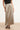 Smashed Lemon Midi Rok in Champagne met Zwarte Stippenprint | Silver - Black