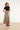 Smashed Lemon Midi Rok in Champagne met Zwarte Stippenprint | Silver - Black