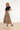 Smashed Lemon Midi Rok in Champagne met Zwarte Stippenprint | Silver - Black