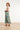 Smashed Lemon Midi Rok met Abstracte Dierenprint in Groen en Bruin | Muticolour