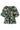 Smashed Lemon Off-Shoulder Top met Abstracte Dierenprint in Groen en Bruin | Muticolour