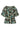 Smashed Lemon Off-Shoulder Top met Abstracte Dierenprint in Groen en Bruin | Muticolour