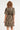 Smashed Lemon Olijfgroene Jurk met Bladerenprint en Tailleband | Army - Sand