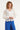 Smashed Lemon Witte Blouse met Structuur en Ruffle Halsdetail | Off White