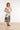 Smashed Lemon Witte Maxi Jurk met Zwarte Bladerenprint en Gestreepte Zoom | Black White