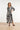 Smashed Lemon Zwart-Witte Blousejurk met Tropische Print | Black White