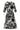 Smashed Lemon Zwart-Witte Blousejurk met Tropische Print | Black White