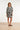 Smashed Lemon Zwart-Witte Jurk met Grafische Print en Ceintuur | Black White
