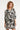 Smashed Lemon Zwart-Witte Jurk met Grafische Print en Ceintuur | Black White