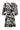 Smashed Lemon Zwart-Witte Jurk met Grafische Print en Ceintuur | Black White