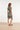 Smashed Lemon Zwart-Witte Jurk met Ikat Print en Tailleceintuur | Black White