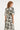 Smashed Lemon Zwart-Witte Jurk met Tropische Print en Strikdetail | Black White