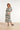 Smashed Lemon Zwart-Witte Jurk met Tropische Print en Strikdetail | Black White