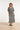 Smashed Lemon Zwart-Witte Maxi Jurk met Grafische Print en Ceintuur | Black White