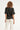 Smashed Lemon Zwarte Blouse met Beige Stippenprint en Pofmouwen | Black - Brown