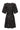 Smashed Lemon Zwarte Jurk met Beige Stippenprint en Strikceintuur | Black - Brown