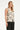 Stijlvolle Gilet Met Contrastrijk Borduurwerk En Strikdetails | Sand - Black