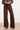 Stretch Pantalon Met Wijde Pijpen | Dark Brown
