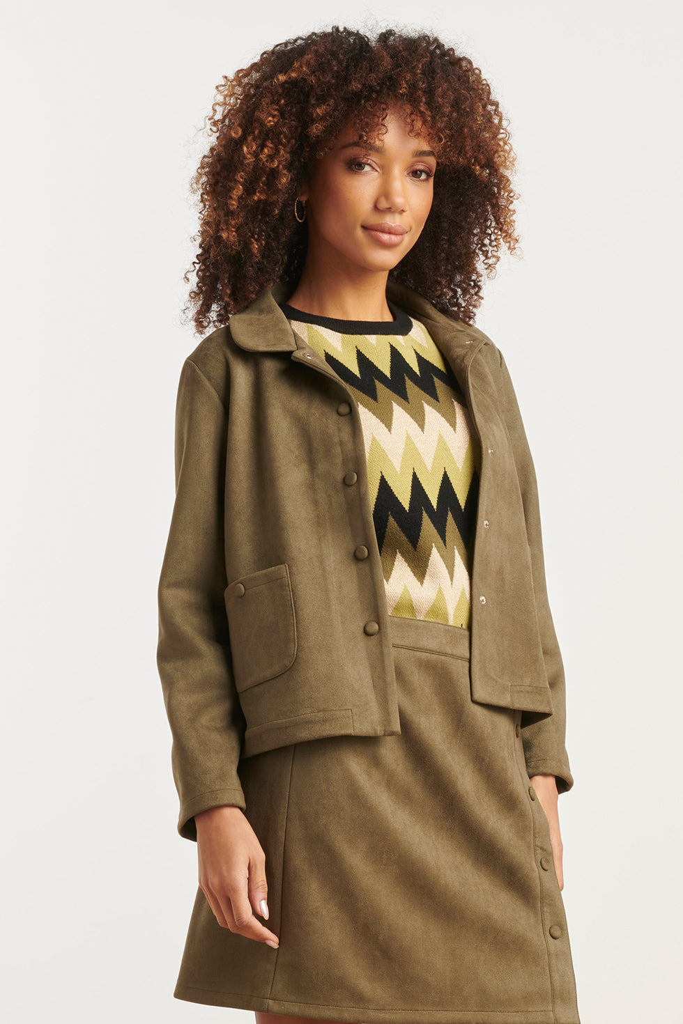 Suède Jasje | Army Green