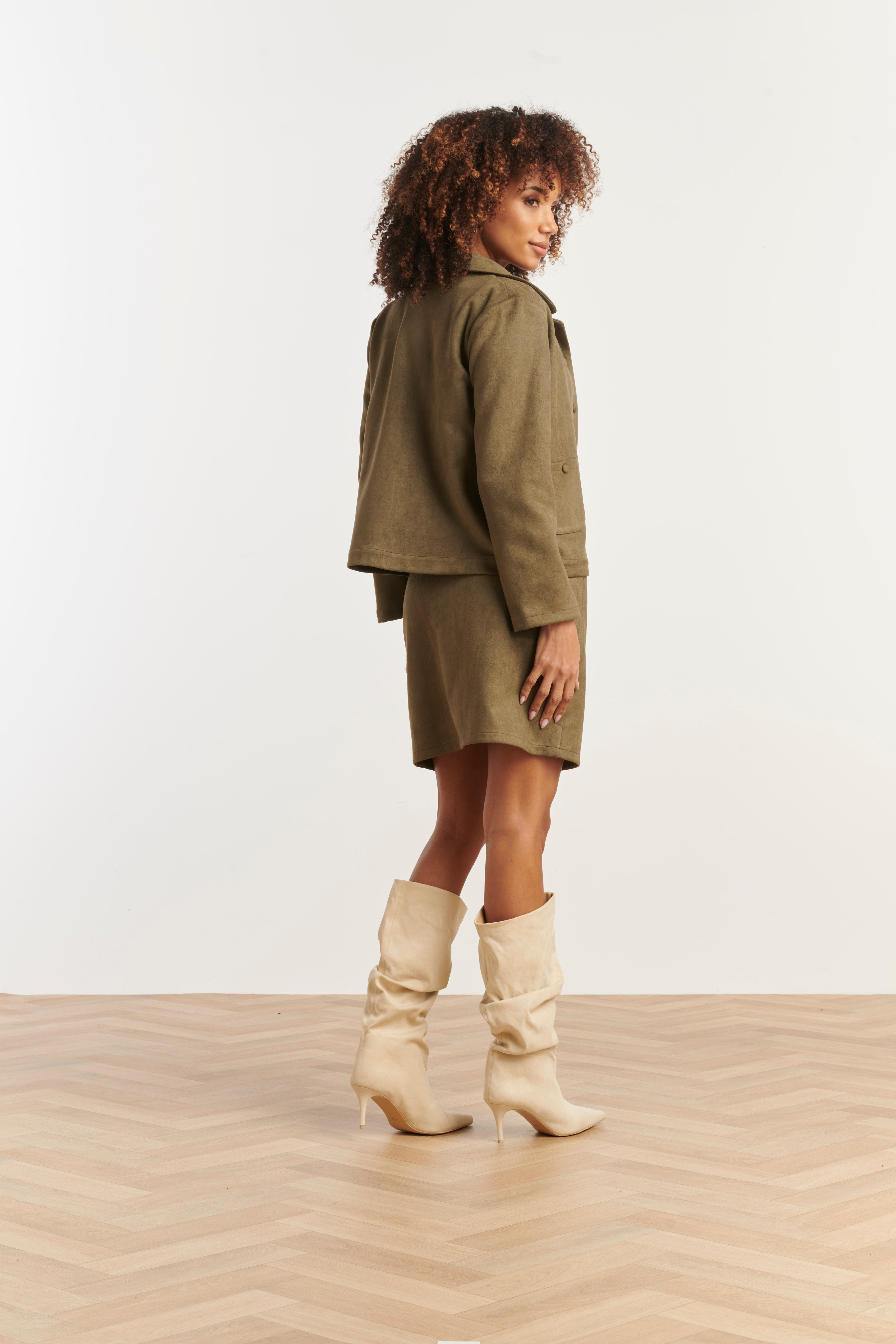 Suède Jasje | Army Green