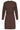 Taupe Gebreide Jurk met Tailleceintuur | Dark Brown