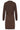 Taupe Gebreide Jurk met Tailleceintuur | Dark Brown