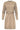 Taupe Gebreide Jurk met Tailleceintuur | Dark Brown