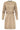 Taupe Gebreide Jurk met Tailleceintuur | Dark Brown